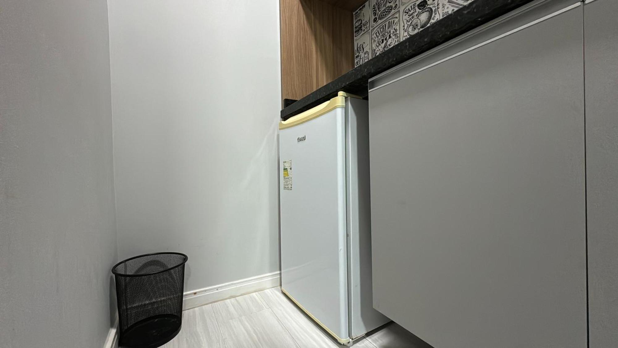 09- Studio Lindamente Decorado! Ideal Para Casal!!! 库里提巴 外观 照片