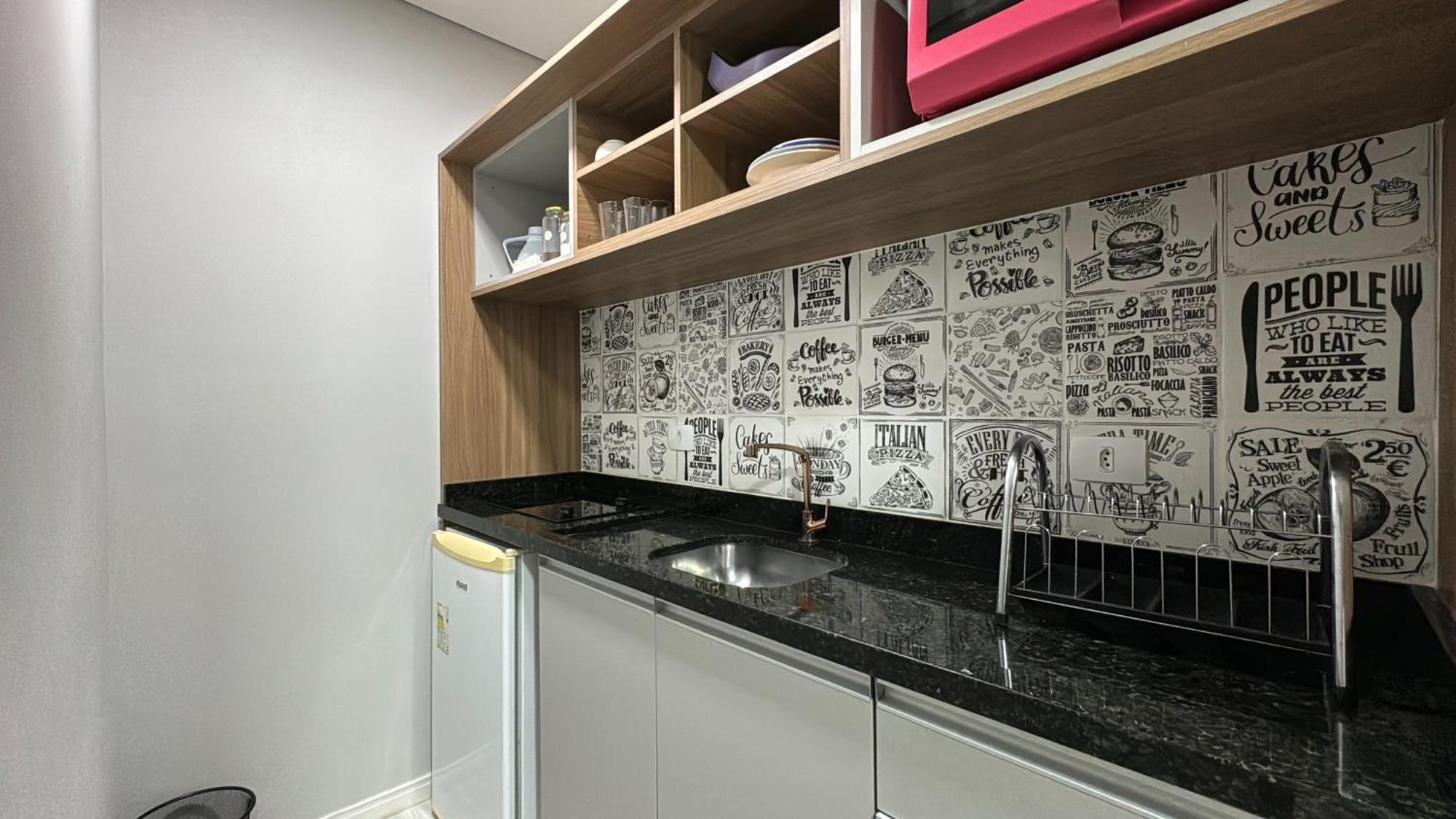09- Studio Lindamente Decorado! Ideal Para Casal!!! 库里提巴 外观 照片