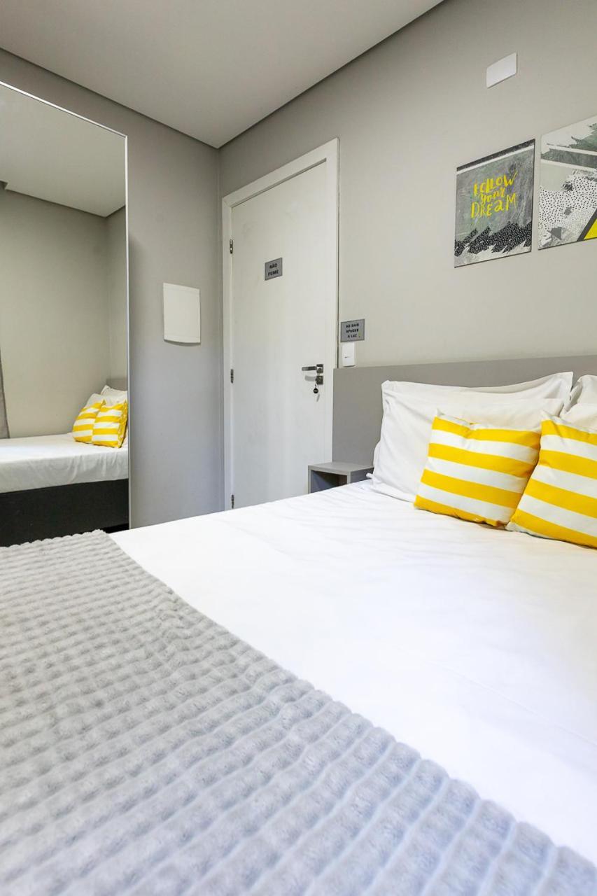 09- Studio Lindamente Decorado! Ideal Para Casal!!! 库里提巴 外观 照片