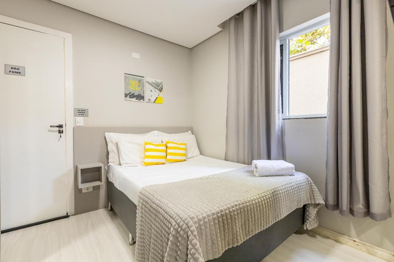 09- Studio Lindamente Decorado! Ideal Para Casal!!! 库里提巴 外观 照片